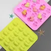 16-Cavity Duck Silicone Mold Diy Chocolate Cookies Pudding Candy Birthday Children's Day Party Baking Tray Kitchen Tools MJ1069