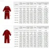 2022 Red Christmas Family Xmas Golden Velevt Baby Kids Match Pyjama Set Girls Christmas Dress Pijama Winter Nightwear Costume J223529976