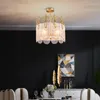 Lampadari Lampadario di cristallo moderno per la casa Soggiorno Sala da pranzo Decorazione di illuminazione per interni Cristal a doppio strato a led