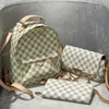 Conjunto de 3 peças Mochila Feminina Totes Bag 9 Estilos Bolsas de Ombro Designer de Luxo Crossbody para Lady Bolsas Clássicas Carteiras de Couro Hobo Cross Body Travesseiro Carteira Carteira