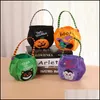 Autres Fournitures De Fête De Fête Enfants Halloween Sacs De Bonbons Or Veet Citrouille Sorcières Seau Trick Or Treat Pot Décoration De Fête Drop D Dhfgd