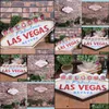 Metal Painting Decorazione di Las Vegas Metal Painting Insegne di benvenuto Led Bar Decorazioni da parete Drop Delivery Home Garden Arts Crafts Dhwnp