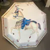 Parasol Sun Brasel Parasol Parasol Składanie Automatyczne otwieranie i zamykanie195c