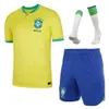 XXXL 4XL Brasils Soccer Jerseys 2022 Men Kids Kit Women Brasil Vini Jr G.Jesus Rodryo Antony Pedro 22 23 Långärmad Camiseta de Futbol 2023 målvakt Fotbollsskjortor