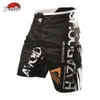 Suotf 2015 primavera listado mma solto boxe muay thai shorts confortável suor secagem rápida luta treinamento global 198v3621612