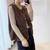 Women's Vests 2022 Autumn Fleece Waistcoat Women Winter White Vest Ladies Warm Thick Sleeveless Jacket For H1310