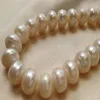 1213mm White Cultured Freshwater Pearls Round Button Loose Beads Nature Circles 15 inches253G5279798