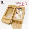 Baby Teethers Toys Let's Make 20pcs Gift/Merchandise/Packing Box Kraft Paper Wedding Wrapping Jewelry Supply Nursuing Accessories Teether 221109