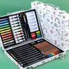 Potloden kunstset schilderij set aquarel potlood crayon water pen tekentafel doodle voorraden kinderen educatief speelgoed cadeau 2211083162323