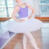 Bühnenverschleiß Jupe Tutu de Ballet Professionnelle Kostüm Klassiker Purg Adulte Robe Danse 7 CoUleurs 6 Couches Design en fafr dur vestido