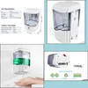 Dispensador de sabão líquido em estoque 700 ml de parede de parede Matic Soap Dispenser sem toques Hand Hine Spray Sensor de protetora Protetora Drop Deliv Dhvkb