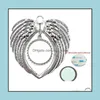 Charms Christmas Charm Decorações de ornamentos Angel Wings Moldado em branco Transferência de calor Impressão de consumíveis suprimentos