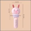 Other Household Sundries Usb Hand Held Folding Fan Mini Animal Holding With Makeup Mirror Comb Portable Travel Drop Delivery Home Ga Dhdrb
