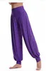 Pantalones Capris para mujer, 1 unids/lote, pantalones bombachos para mujer, pantalones anchos bohemios largos de danza del vientre de modal sólido 221109