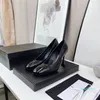 Отсуть обувь дизайнерские женщины Pary Fashion Patent Leather Woman Woman High Higels