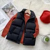 Gilet automne hiver veste sans manches pour enfants vêtements épaissir col montant vers le bas coton gilet garçons filles enfants manteau 221109