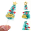 Fournitures de fête 30 pièces décorations de gâteau Adorable exquis créatif arbre de noël Cupcake ornement pour mariage