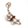 Puppy Key Chain Pendants Accessoires Cléchains mignons Sac à dos Hanging Ornements Fashion Lanyards