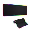 LED RGB Yumuşak Oyun Mouse Pad Büyük Büyük Boyu Parlayan Genişletilmiş Mousepad