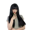 Hair Lace Wigs Feminino Feminino Longo Bangs Princ Cut Cos NET RED RED RED FACE JI CABELA CABELA