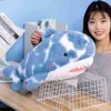 7080100cm nouvelle série d'animaux marins oreiller jouets en peluche kawaii requin dauphin sceau poupées remplies doux pour bébé enfants sussen cadeaux J220729