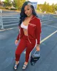 2024 Designer Marca Mulheres Tracksuits Jogging Terno Carta Imprimir Dois 2 Peça Set Manga Longa Sweatsuit Outfits Sportswear Jaqueta Calças Outono Roupas de Inverno 8882-1