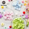 Baby Teethers Toys Let'S Make 50pc Born Pacifier Chain Clip Plastic Selectable Teething Bead Suspender Round Beads 221109