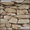 Naklejki ścienne 10mx53cm retro 3D Effect Cegła Tapeta Rolka do Wall Stone Live Room Paper Cafe Bar Restaurant Decor Toper T20 DHR2A