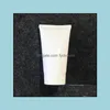 Packing Bottles 150G Empty White Soft Tube Facial Refillable Portable Traveling Tubes Squeeze Cosmetic Containers Cream Lotion Plast Dhq2E