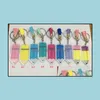 Keychains Lanyards Aangepaste gepersonaliseerde leraren Dag Acrylpotlood Keychain Fashion Tassel Keychains voor lerarengeschenken Drop Dhgqo