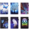 Print Leather Wallet Cases For Ipad 10.9inch 2022 10.9 inch Panda Cute Shockproof Butterfly Flower Animal Credit ID Card Slot Holder Flip Cover Kickstand Pouch Purse