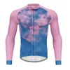 Gacche da corsa Runchita Runchita Long Cylersey Jersey Spring/Autunno maschi ropa ciclismo bici abiti da biciclette