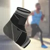 دعم الكاحل 1 PC Sports Brace Compression Sleves 3D نسج مرنة ضمادة Foot Foot Protctive Gear Gym Fitness