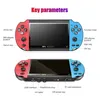 X7 Retro Handheld Game Console 43Inch HD Screen 8GB Memory Bulit3000in Classic Games MP5 Players Pocket Video Game Box6963988