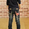 DIIMUU Teenager-Jungen-Jeans, Kinderkleidung, elastische Taille, Denim-Hosen, 513 Jahre, lässig, klassisch, gerade, lange Hose, Y200409312M3949686