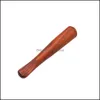 Andere Raucherzubehör Natürliche Rose Handgefertigte Holzraucherfilterspitzen Durchmesser 8 mm Kräuterpfeife Tabak Zigarettenhalter Moutiece AC Dhzw0