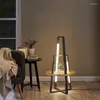 Stehlampen Stehlampe Bambus Modern Bogen Schlafzimmer Lichter Kandelaber