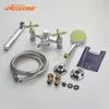 Andra kranar duschar Accs Accoona Bath Bathtub kran Mixer Tap med handsprutduschhuvud Badrum TAPS Färgglada A6482 221109