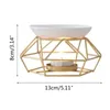 Candle Holders Aromatic Oil Geometric Ceramic Essential Holder Wax Melt Warmer Melter fragrance for Home Offi 221108