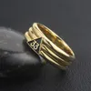 Solitaire Ring Freemason Masonic Scottish Rite 33 درجة النطاق الاسترليني Silver 221109
