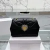 Chain Crossbody Bag Fashion Shoulder Bags Sheepskin Leather Handbags Purse Flap Small Square Clutch Wallets Metal Hasp Cell Phone Pocket Cross Body Purses