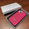 Дизайнеры iPhone Case High Value Fashion 14pro Case Case iPhone14 Advanced Patent Leather Crocodile 12p пара Xinjing03