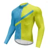 Gacche da corsa Runchita Runchita Long Cylersey Jersey Spring/Autunno maschi ropa ciclismo bici abiti da biciclette