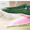 165cm Creative Simulation Crocodile Plush Toys Soft Cartoon Animal Crocodil Fish Fylld docka roliga gåvor Soffkudde pojkar leksaker J220729