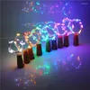 سلاسل 1/10 PCS 2M LED GARLAND GARLAND Silver Wire String Lights 20 LEDS LEDS Stopper Fairy For Holiday حفل زفاف ديكور عيد الميلاد