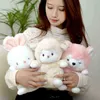 1 st 23cm Super schattig pluche dieren konijn vos kawaii mini pluche dieren konijnspeelgoed super zacht gevulde baby rustgevende slaperig speelgoed j220729