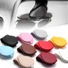 Interior Accessories 1PC Leather Sun Visor Glasses Clip Universal Car Card Ticket Holder Portable Sunglasses Case Auto