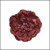 Dekoracyjne kwiaty wieńce 10 cm Uznanie poney mticolor sztuczny peony kwiat głowica na przyjęcie weselne