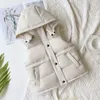 Gilet Autunno Inverno Giacca senza maniche per bambini Vestiti Addensare Colletto alla coreana Gilet in cotone Ragazzi Ragazze Cappotto per bambini 221109