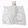 Blankets Baby Blanket & Swaddling Born Thermal Soft Fleece Solid Bedding Set Cotton Quilt